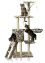 Škrabadlo pre mačky Hawaj 138 cm leopardí vzor