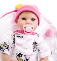 Reborn realistická bábika na hranie Eliška 55 cm