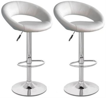 2x Barová stolička Hawaj CL-3230 biela