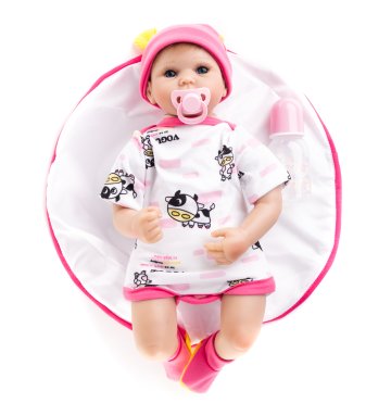 Reborn realistická bábika na hranie Eliška 55 cm