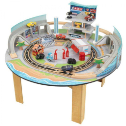 Autodráha se stolem KidKraft Cars 3 Závodní okruh Florida
