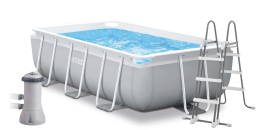 Bazén Intex Prism Frame 3 x 1,75 x 0,8 m s filtráciou a schodíkmi Bazén Intex Prism Frame 3 x 1,75 x 0,8 m s filtráciou a schodíkmi