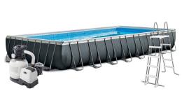 Bazén Intex Ultra Frame 5,49 x 2,74 x 1,32 m kompletset s pieskovou filtráciou