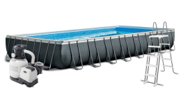 Bazén Intex Ultra Frame 5,49 x 2,74 x 1,32 m kompletset s pieskovou filtráciou Bazén Intex Ultra Frame 5,49 x 2,74 x 1,32 m kompletset s pieskovou filtráciou