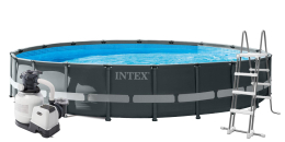 Bazén Intex Ultra XTR Frame 6,10 x 1,22 m kompletset s pieskovou filtráciou Bazén Intex Ultra XTR Frame 6,10 x 1,22 m kompletset s pieskovou filtráciou