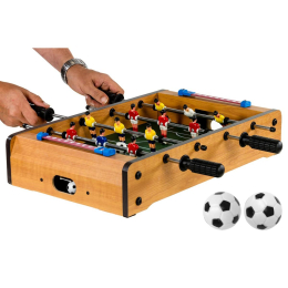 Mini stolný futbal pre 2 osoby, buk Mini stolný futbal pre 2 osoby, buk