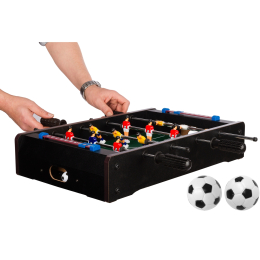 Mini stolný futbal pre 2 osoby, čierny Mini stolný futbal pre 2 osoby, čierny