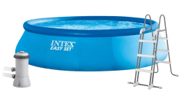 Bazén Intex Easy Set 4,57 x 1,22 m kompletset s filtráciou Bazén Intex Easy Set 4,57 x 1,22 m kompletset s filtráciou