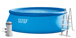 Bazén Intex Easy Set 4,57 x 1,22 m kompletset s filtráciou Bazén Intex Easy Set 4,57 x 1,22 m kompletset s filtráciou