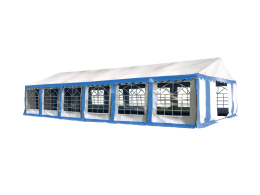 Párty stan Economy 6 x 12 m modro-biela Párty stan Economy 6 x 12 m modro-biela