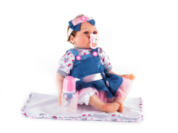 Reborn realistická bábika na hranie Anetka 55 cm Reborn realistická bábika na hranie Anetka 55 cm