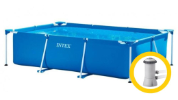 Bazén Intex Frame Family 2,6 x 1,6 x 0,65 m s kartušovou filtráciou Bazén Intex Frame Family 2,6 x 1,6 x 0,65 m s kartušovou filtráciou
