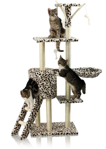 Škrabadlo pre mačky Hawaj 138 cm leopardí vzor Škrabadlo pre mačky Hawaj 138 cm leopardí vzor