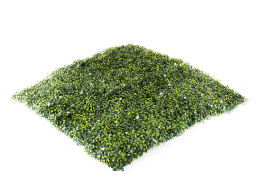 Umělý živý plot Hawaj Buxus s květy | Stěna 100 x 100 cm Umělý živý plot Hawaj Buxus s květy | Stěna 100 x 100 cm