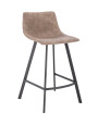 2 x Barová stolička Hawaj CL-845-1 Taupe (šedo hnedá)