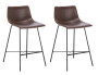 2 x Barová stolička Hawaj CL-845-4 hnedá