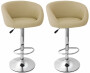 2x Barová stolička Hawaj CL-7010 krémová