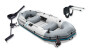 SET - Nafukovací čln Intex Mariner 3 set s držiakom a elektromotorom Maxima A 40