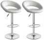 2x Barová stolička Hawaj CL-3230 biela