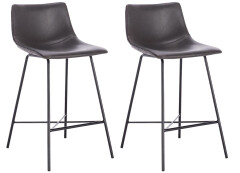 2x Barová stolička Hawaj CL-845-4 | tmavo šedá