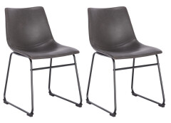2x Barová stolička Hawaj CL-3232-1 tmavo šedá