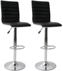2x Barová stolička Hawaj CL-3233 čierna