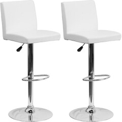 2x Barová stolička Hawaj CL-7004 biela