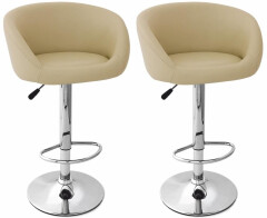 2x Barová stolička Hawaj CL-7010 krémová