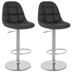 2x Barová stolička Hawaj CL-8023 | čierna