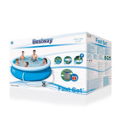 Bazén Bestway Fast Set 3,05 x 0,76 m s kartušovou filtrací