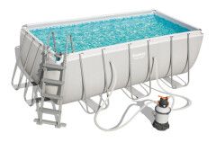 Bazén Bestway Power Steel 4,12 x 2,01 x 1,22 m | s filtráciou a schodíkmi