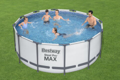 Bazén Bestway Steel Pro MAX 3,66 x 1 m Rattan s filtráciou a schodíkmi