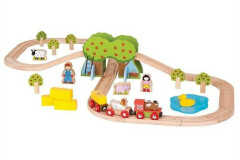 Bigjigs Rail vláčkodráha - Osmička pro princezny 40 dílů