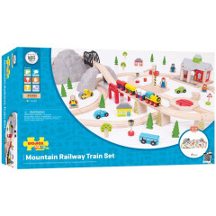 Bigjigs Toys Čajová puntikovaná sada v piknikovém koši