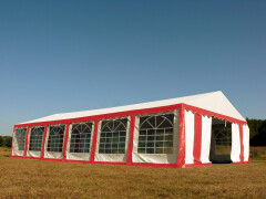 Párty stan Economy 6 x 12 m modro-biela