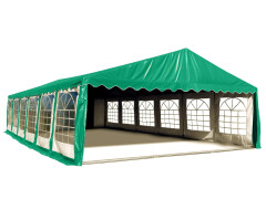 Party stan Premium 6 x 12 m zeleno-biela so zelenou strechou