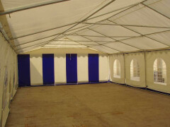 Párty stan Ohňovzdorný Premium 6 x 12 m zeleno-biela