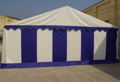 Párty stan Ohňovzdorný Premium 6 x 12 m zeleno-biela