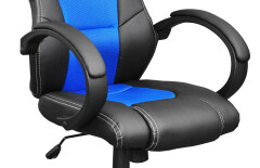 Kancelárska stolička  MX Racer modro-čierna