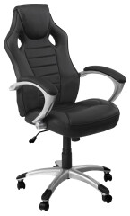 Kancelárska stolička Hawaj Racing Deluxe | čierna