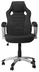 Kancelárska stolička Racing Deluxe  čierno-biela