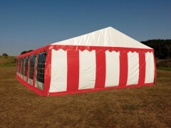 Párty stan Economy 6 x 12 m modro-biela