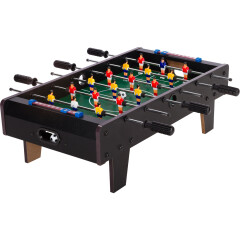 Mini stolný futbal s nožičkami, čierny