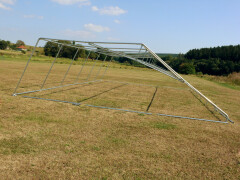 Párty stan Ohňovzdorný Premium 6 x 12 m modro-biela