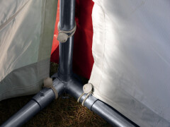 Party stan Premium 6 x 12 m červeno-biela