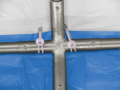 Party stan Premium 6 x 12 m modro-biela