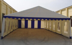 Párty stan Economy 6 x 12 m zeleno-biela