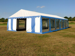 Party stan Premium 6 x 12 m modro-biela