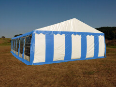 Party stan Premium 6 x 12 m modro-biela