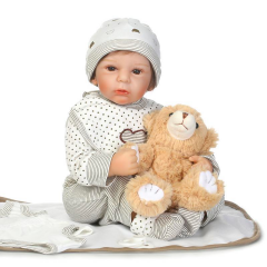 Reborn realistická bábika na hranie Juliánka 55 cm